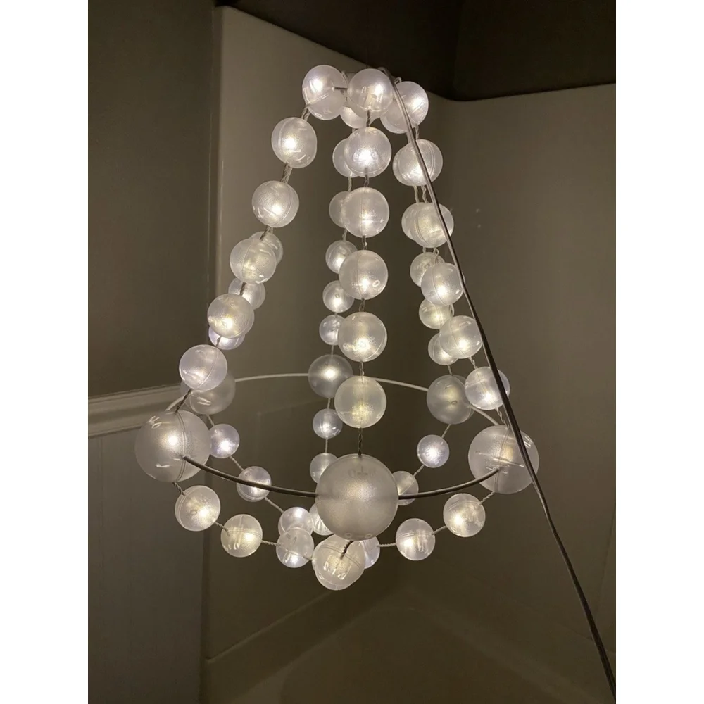 New IKEA GLANSA LYSA Ball Chandelier